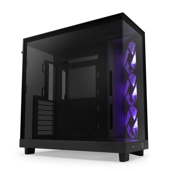 NZXT H6 Flow RGB Black Compact Mid-tower Airflow Case - Image 2