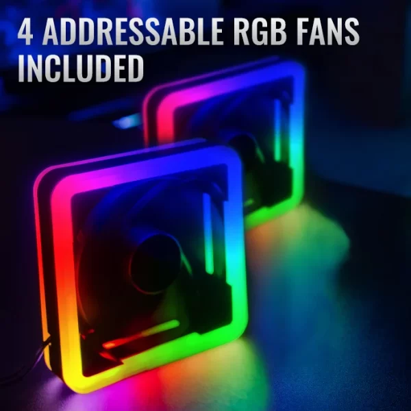 Aerocool Tor Pro RGB Lighting w/ Tempered Glass Full Window - Image 7