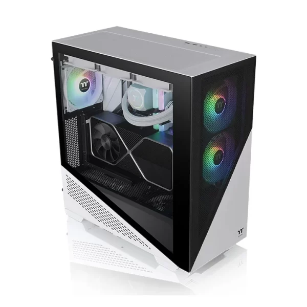 ThermalTake Divider 370 TG Snow ARGB Mid Tower Chassis - Image 6