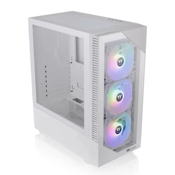 ThermalTake View 200 TG ARGB Snow Mid Tower Chassis - Image 6