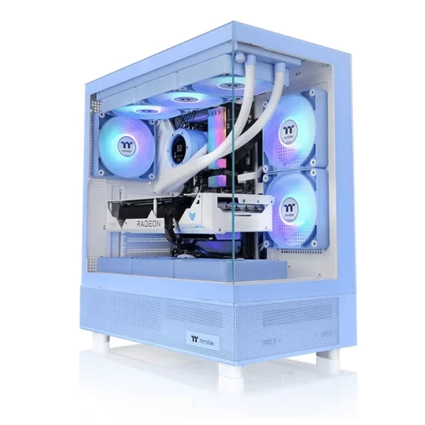 Thermaltake CA-1Y7-00MFWN-00 View 270 TG ARGB Hydrangea Blue Mid Tower Chassis - Image 3