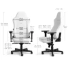 noblechairs HERO Gaming Chair White Edition High-Tech Vinyl - Image 5