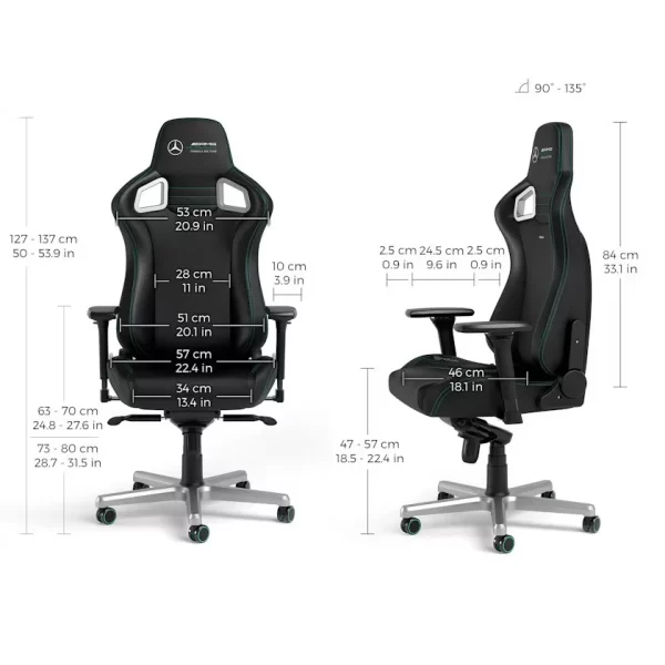noblechairs EPIC Mercedes-Benz AMG Petronas Formula One Team Edition - Image 7